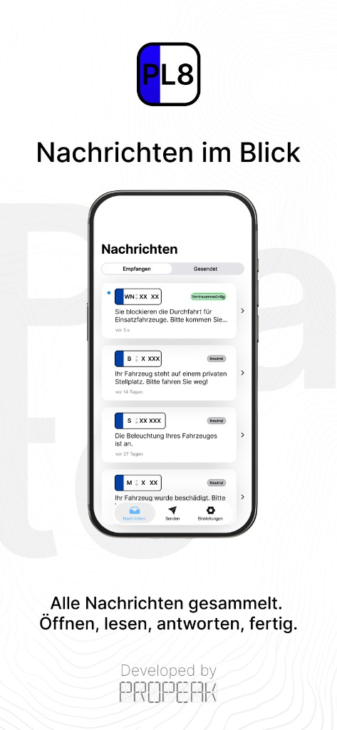 Plate App: einfache Anmeldung und schneller Einstieg